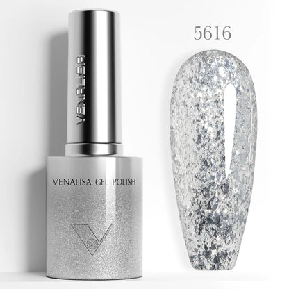 Venalisa 10ml Smalto Gel Effetto Occhio di Gatto Ultra Senza HEMA e TPO, Soak Off UV LED Lunga Durata, Brillante e Scintillante