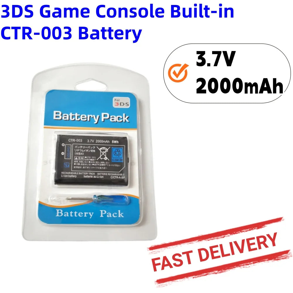CTR-003 Batteria Host DSL SPR-003 Batterie al Litio 3.7V per Console di Gioco NEW 3DSLL 3DSXL N3DS 2DS GBA SP Gameboy