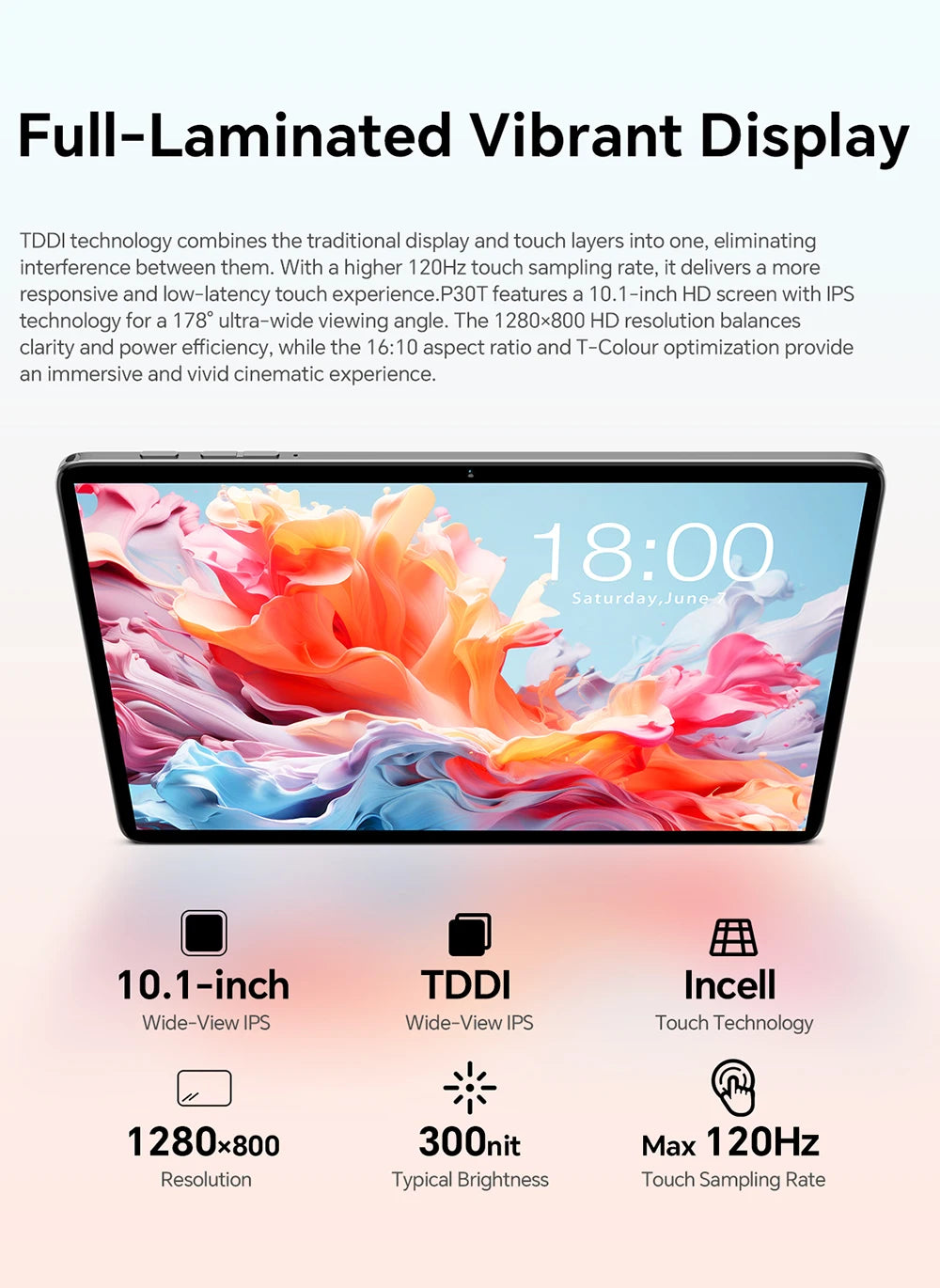 Custodia per Teclast P30T, tablet Android 16, 10,1", 16 GB (3 GB + 13 GB) di RAM, 128 GB di ROM, processore a 8 core, tastiera, custodia, mouse, penna, cuffie, supporto.