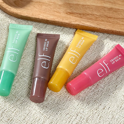 Set di lucidalabbra alla frutta della marca Fashion Elf: balsamo labbra al gusto di menta, cioccolato, mango e anguria, lucidalabbra idratante a lunga durata, cosmetici.