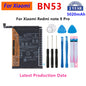 100% originale BM4P BM4S BM4Y BN53 BN59 BM4J BN63 BM56 BM57 BM5D BM4U BN5A batteria per Xiaomi Redmi K50 Pro/K40 5G/K40 Pro/K30