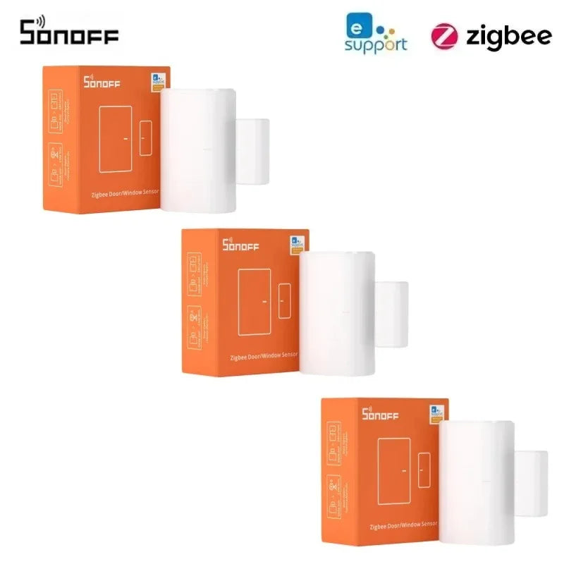 SONOFF SNZB-04P Sonoff Zigbee Sensore porta SNZB 04P Collegamento scena intelligente locale Avviso antimanomissione Sicurezza domestica Funziona con Alexa Google