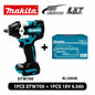 Avvitatore a impulsi Makita DTW700 a batteria 18V Brushless 700Nm, pistola a impulsi elettrica ad alta coppia con attacco da 1/2 pollice, velocità variabile, Auto-Stop per BL1830 BL1840 BL1850 BL1860B, spedizione rapida UE