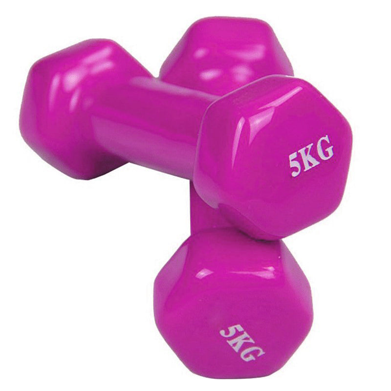 Manubri da donna da 1/2/3/4 kg attrezzature per la casa fitness bilanciere attrezzature in ghisa solida per il dimagrimento del braccio yoga e la perdita di peso