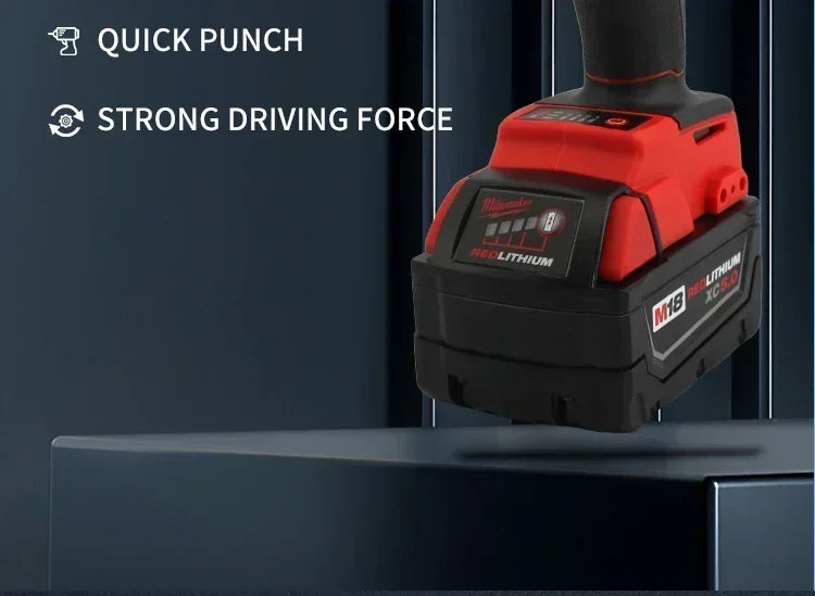 Originale Milwaukee M18 Avvitatore a Impulsi Brushless 1/4" Hex 18V ad Alta Coppia, Utensile Elettrico Compatto Senza Fili per Avvitare Viti