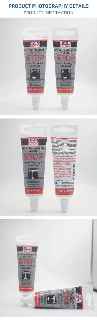 LIQUI MOLY 1099 Power Steering Stop Leak – Silenzia i rumori, ferma la perdita di olio, ripristina gli sigilli, concentrato 35ML