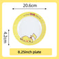 Set di Stoviglie in Ceramica Pokemon SHUNXIANG, Ciotole e Piatti con Motivi Cartoon, Set per Cena, Insalata e Pasta, Adatti al Microonde