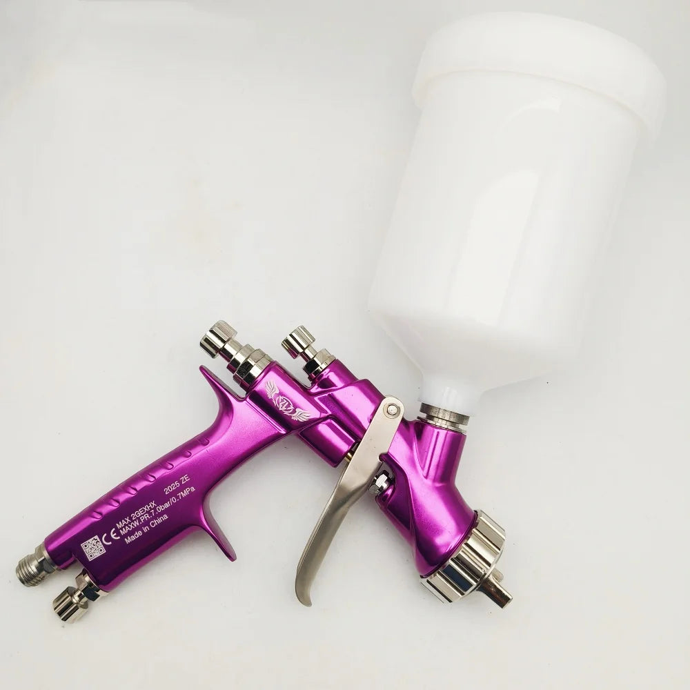 Pistole per verniciatura a spruzzo W600 di alta qualità Pistola a spruzzo ad aria a base d'acqua da 1,3 mm per strumento spruzzatore per pistola per verniciatura a spruzzo per auto