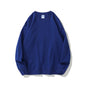 Felpa girocollo da donna tinta unita, vestibilità ampia, a maniche lunghe, casual, morbida, basic, senza cappuccio, per tutti i giorni, streetwear, top semplice