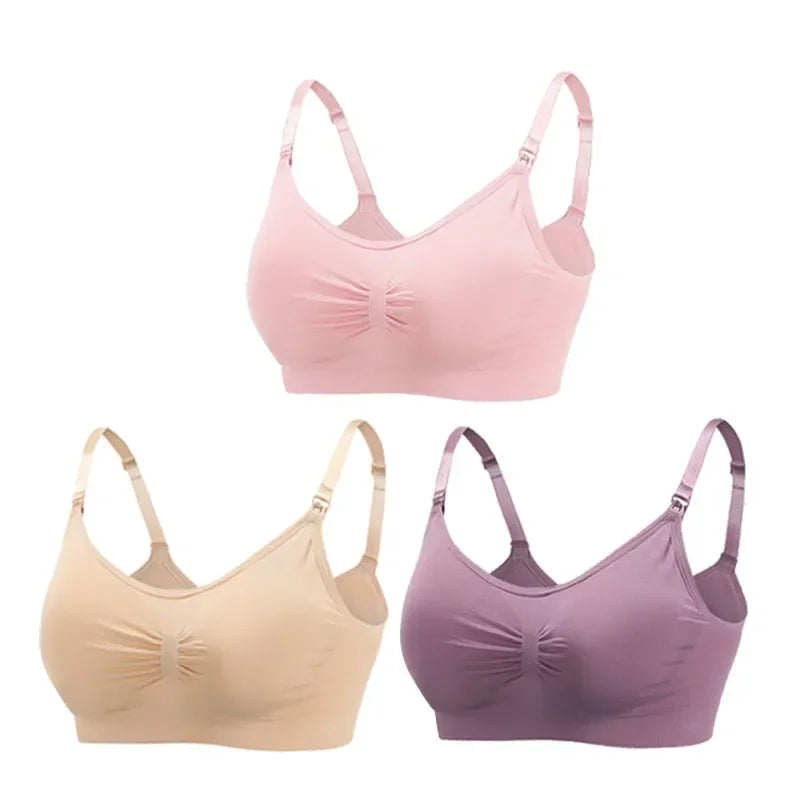 3 Pz/lotto Maternità Reggiseni Allattamento Cotone Allattamento Al Seno Donne Incinte Gravidanza Biancheria Intima Allattamento Al Seno Reggiseno Abbigliamento Lactancia