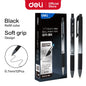 Penne a sfera DELI 0,7 mm Penna a sfera per firma per scrittura liscia Nero Blu Cancelleria per ufficio scuola