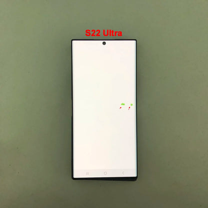 Display Super AMOLED per Samsung Galaxy S22 Ultra LCD SM-S908 S908U S908E, Schermo Touch Digitizer di Ricambio con Difetti
