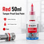 Sigillante Antimanomissione Originale Wurth 50ml, Vernice per Rilevamento Movimento, Segnalazione Ispezione Viti, Bulloni e Dadi, Rosso Giallo Blu
