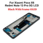Display OLED per Xiaomi Poco X6, schermo LCD con digitalizzatore touch per Redmi Note 13 Pro 5G, modello 23122PCD1G, assemblaggio per Poco X6 Pro, display LCD K70E.