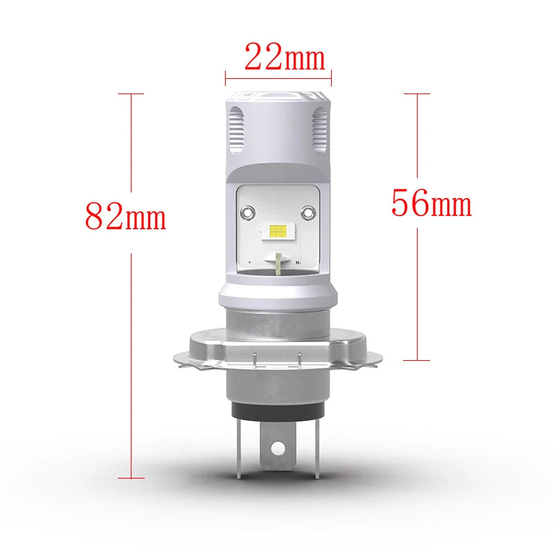 Philips HS1 Faro LED Motore 6500K Lampada Bianca LED Luminoso Moto Fascio Alto Basso 12V PX43t Moto Lampadina 11636UMRX1