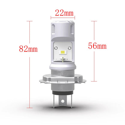 Philips HS1 Faro LED Motore 6500K Lampada Bianca LED Luminoso Moto Fascio Alto Basso 12V PX43t Moto Lampadina 11636UMRX1
