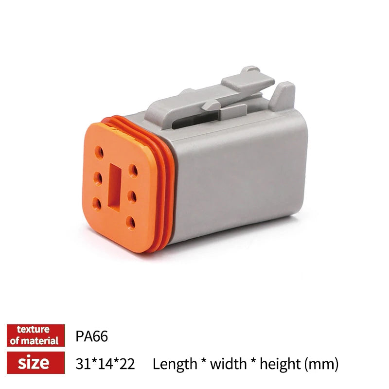 Kit spina connettore DT impermeabile DT06-2S/DT04-2P 3P 4P 6P 8P 12P maschio femmina presa automobilistica connettore Deutsch