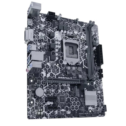Scheda Madre ASUS B560M-T Intel B560 LGA1200 DDR4 M.2 Supporto CPU Core I3-10100F Core I3-10300 Core I5-11500 Core I7-10700