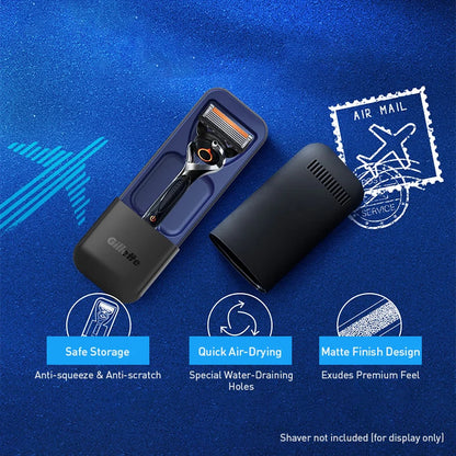 Astuccio da viaggio magnetico Gillette per rasoio, custodia per la serie Fusion