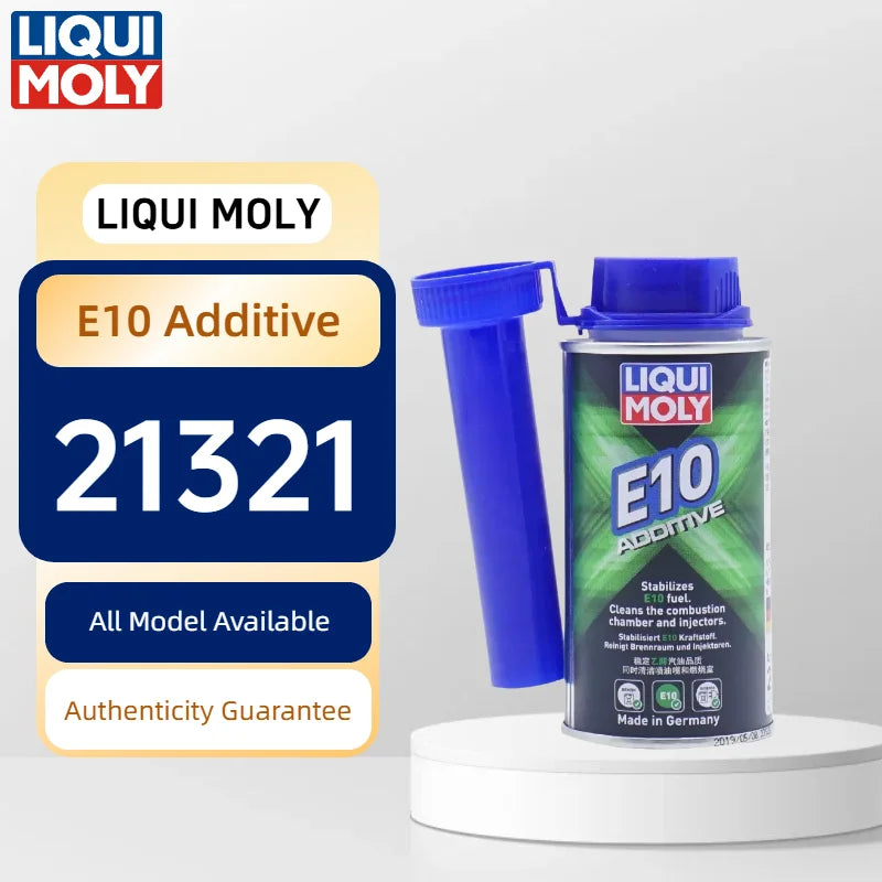 LIQUI MOLY E10 Additivo 21321 150ml Pulitore per Sistema di Alimentazione Benzina Cura degli Iniettori per Auto e Moto
