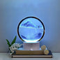 Clessidra creativa sabbie mobili luminose pittura ornamento arte soggiorno ufficio mobile TV luce decorazione di lusso regalo di compleanno