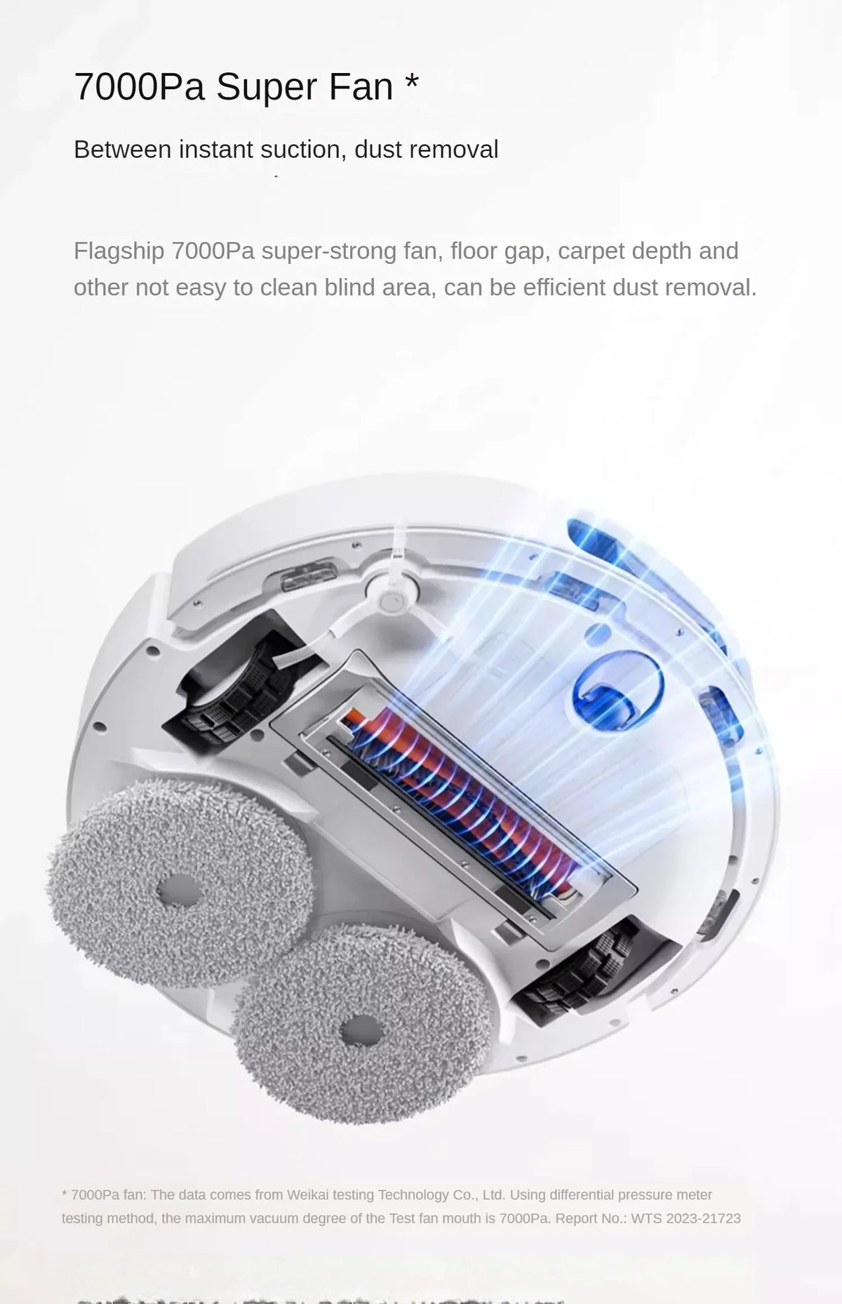 Nuovo robot aspirapolvere Xiaomi Mijia M30 Pro, potente e multifunzione, con funzione di taglio dei capelli integrata e sistema anti-groviglio.
