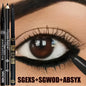 1-20 matite per eyeliner nere impermeabili - Trucco occhi punk liscio, altamente pigmentato, a lunga tenuta, resistente alle sbavature e adatto ai principianti