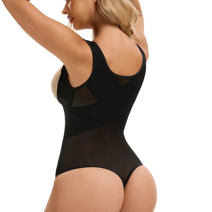 Mesh Shapewear Body per le donne Tummy Control vita Trainer Butt Lifter mutandine dimagrante Body Shaper Open Bust Underwear 2024