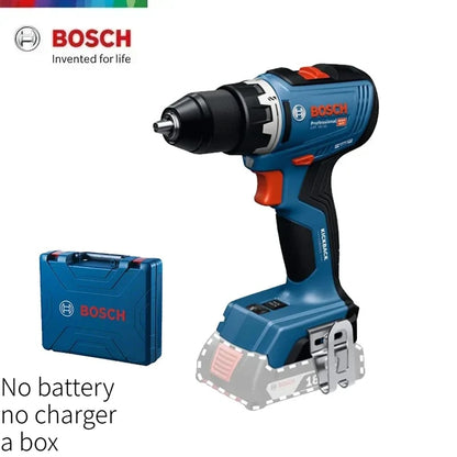 Trapano Cordless Bosch GSR 18V-65 Brushless, 18V 63Nm, Alta Coppia, Utensile per Operazioni in Spazi Ristretti, Funzione Anti-Rotazione Inversa, Utensile Elettrico