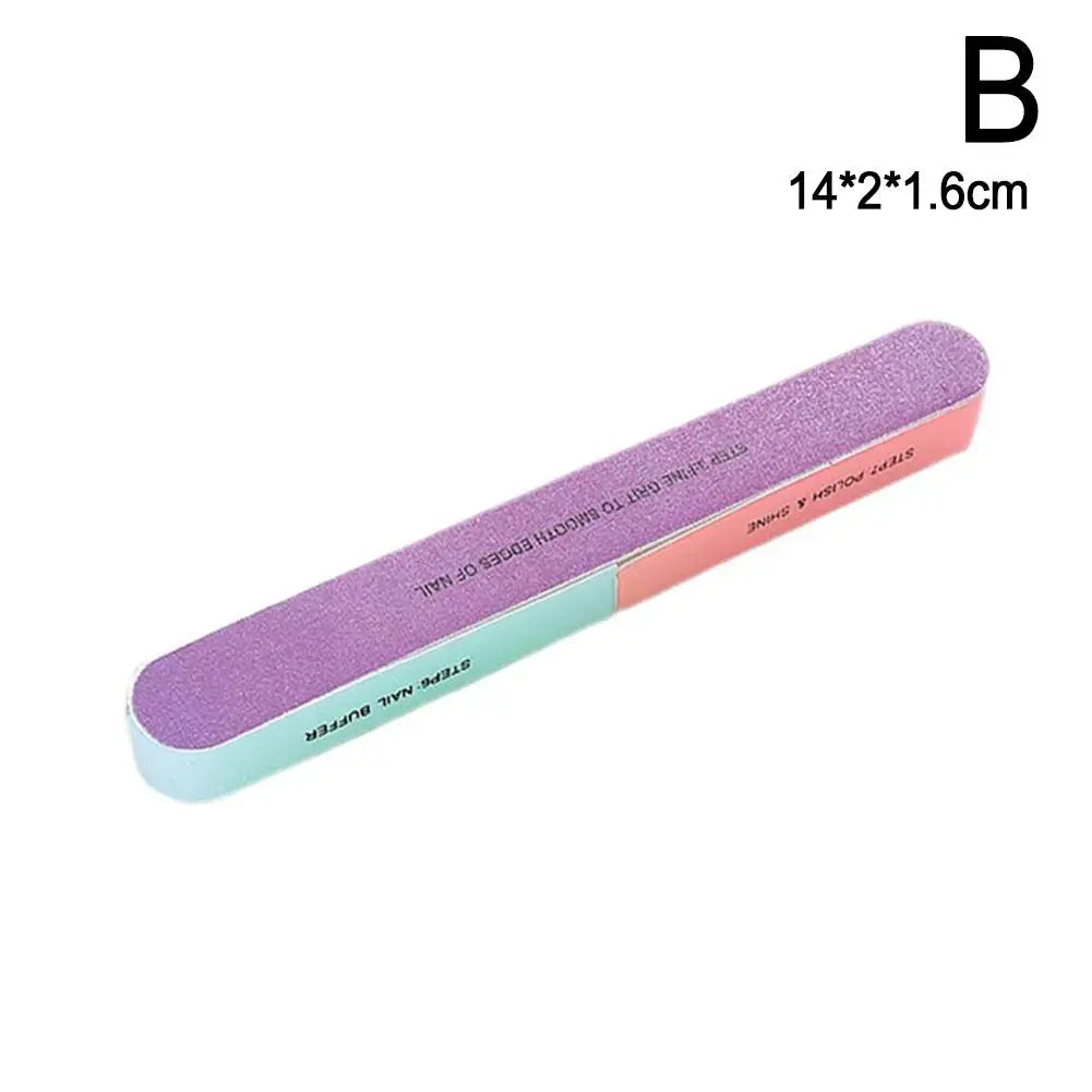 1 pz Lima per Unghie Professionale 7-in-1 per Rimuovere le Imperfezioni della Superficie delle Unghie, Lucidare e Levigare, Strumenti per Manicure e Bellezza delle Unghie U0Q52028