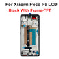Display OLED da 6,67" per Xiaomi Poco F6 LCD 24069PC21G, schermo touch e digitalizzatore per Poco F6 Pro LCD 23113RKC6G, ricambi di ricambio