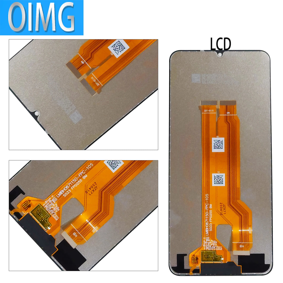 6.6 "Schermo Per OPPO Realme NOTE 60 Display LCD Originale Con Telaio Touch RMX3933 Pannello Digitizer Parti di Ricambio