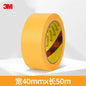 Nastro Adesivo 3M 244 Senza Tracce, Strappabile a Mano, per Verniciatura Auto, Modellismo, Arte, Studenti, Adesivo Monofacciale Resistente alle Alte Temperature