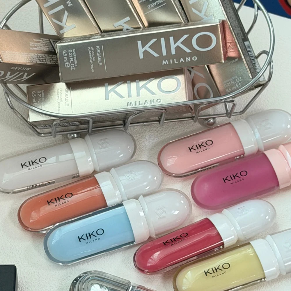 KIKO Milano Kissable Lip Volume Crema Labbra Volumizzante Idratante Riduce le Rughe Sottili delle Labbra Non Appiccicosa Labbra Effetto Specchio