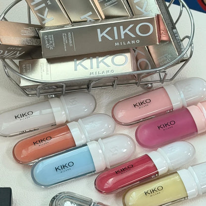 KIKO Milano Kissable Lip Volume Crema Labbra Volumizzante Idratante Riduce le Rughe Sottili delle Labbra Non Appiccicosa Labbra Effetto Specchio