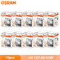 OSRAM H1 H4 H3 H7 HB2 9003 CLASSIC Auto Faro Alogeno Lampade Standard 3200K Luce Bianca Originale 12V 55W Lampadine ECE (10 PZ)