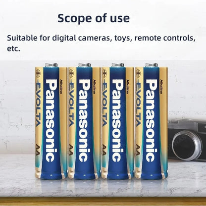 Panasonic 1.5V AAA # Batteria Alcalina a Lunga Durata per Serrature Intelligenti, Telecomandi TV e Condizionatori d'Aria, 4‑96 Pezzi