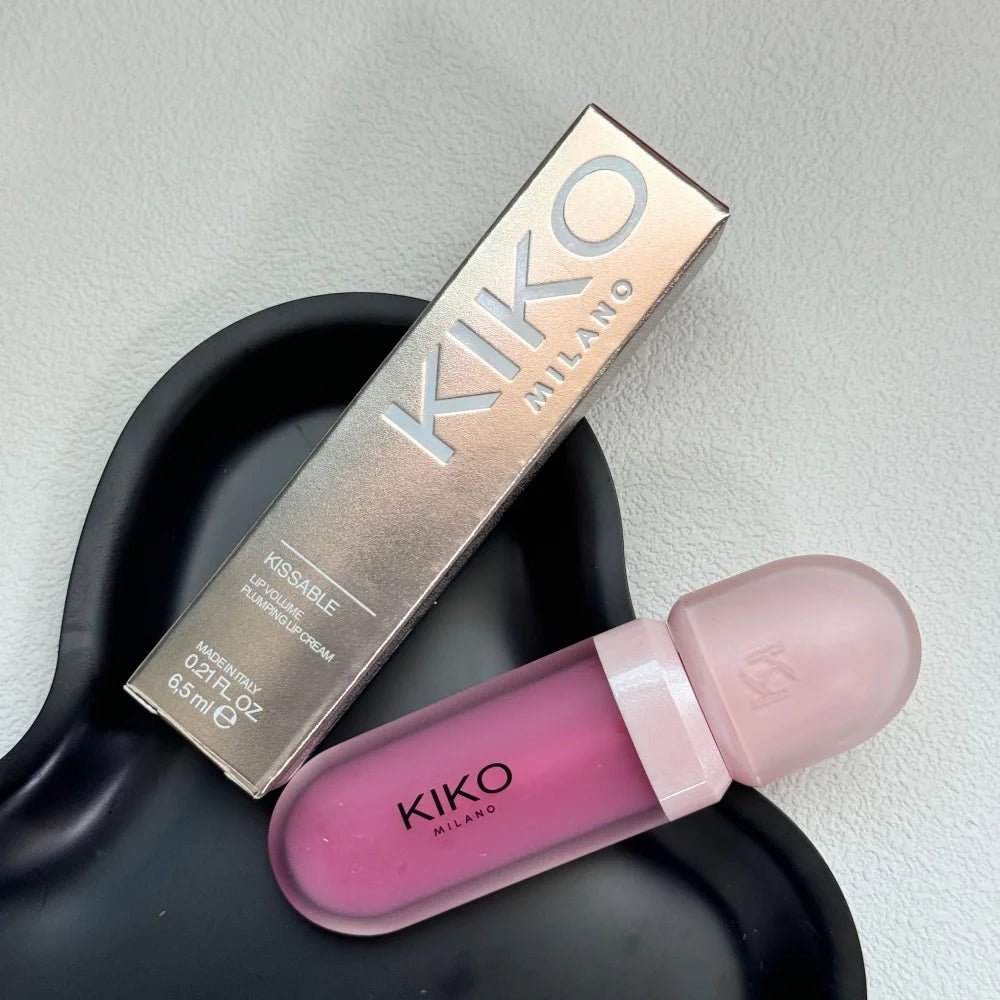 KIKO Milano Kissable Lip Volume Crema Labbra Volumizzante Idratante Riduce le Rughe Sottili delle Labbra Non Appiccicosa Labbra Effetto Specchio