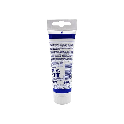 Liqui Moly 3312 Grasso Siliconico 100g, Lubrificante Dielettrico Trasparente per Guide Tettuccio Apribile, Binari Sedili, Cerniere Porte, Guarnizioni in Gomma