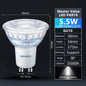 Philips LED GU10 PAR16 MASTER Value 5.5W (=80W Alogeno) 220-240V 36 °   Faretto Orientabile Dimmerabile LED Bianco 2700K 3000K 6500K