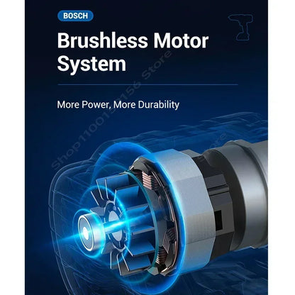 BOSCH GSB 185-LI Trapano avvitatore a percussione senza fili Brushless 18V, Avvitatore elettrico multifunzione, Utensili elettrici GSB185-LI