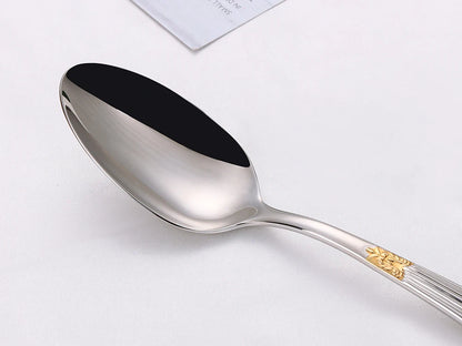 Set di 6 cucchiai da tavola da 6 cucchiai da zuppa in acciaio inossidabile Set di cucchiai da zuppa Royal 6 pezzi per cucina/casa/ristorante