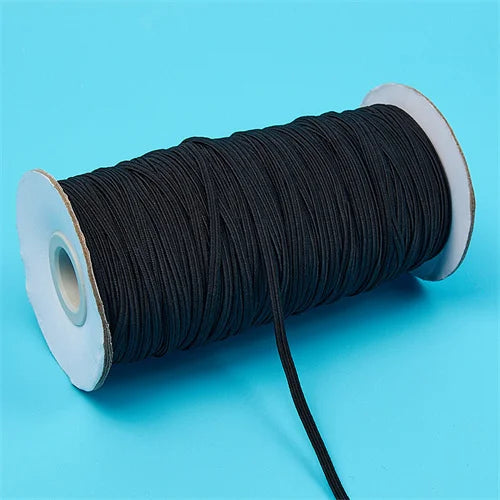 3mm 6mm Elastico colorato Elastico per cucire Nastro elastico Elastico in spandex Fascia per cucire Tessuto Accessori per indumenti fai da te 10 anni