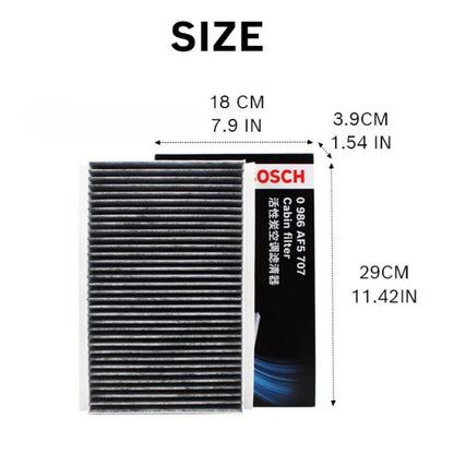 Filtro abitacolo attivo Bosch AF5707 per Peugeot 307 308 408; per Citroën C2 C3 C4 C5 DS3 DS4 DS5; per VW UP!【OE：6447KL / 6447NV】