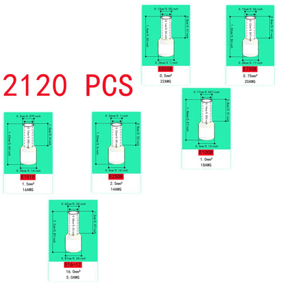 Set di Pinze per Crimpatura Tubolare VE, Pinze Combinate per Terminali Multipli, Connettori per Apparecchiature Elettriche, Pinze per Crimpatura