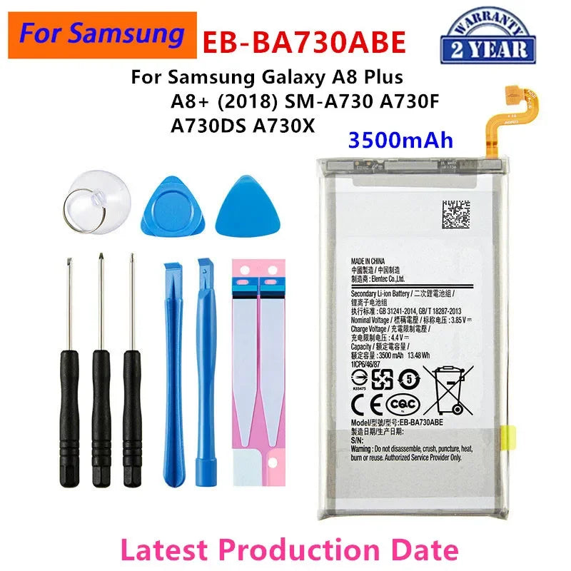 Batteria EB-BA907ABY EB-BA520ABE per Samsung Galaxy S10 Lite A71 5G A90 A80 A9S A20E A10E A7 A8 Plus A5 Edition A50