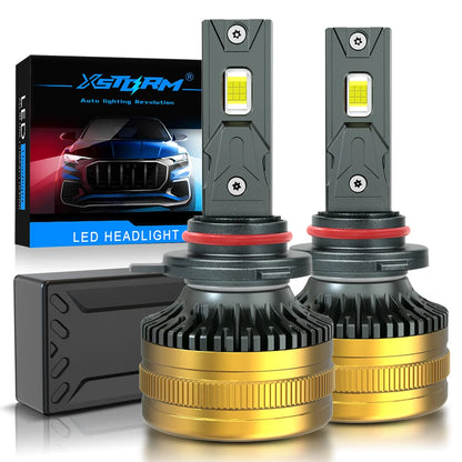 Faro LED XSTORM H7 Canbus 400W 80000LM H1 H4 9005 9006 Luci LED per Auto ad Alta Potenza con Ventola Turbo 12V 24V 6000k