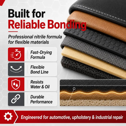 Adesivo Originale 3M 1099 in Nitrile, Colla Resistente ad Asciugatura Rapida per Vinile, Pelle, Gomma, Riparazioni Auto, 148ML