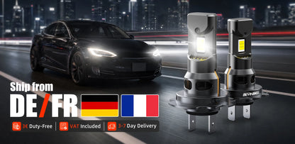 Lampadine LED H7 BEVINSEE per Fari Auto, CANBUS, Dimensioni 1:1 Alogene, Plug and Play, H4 H1 H11 HB3 9005 HB4 9006, Luci LED per Auto 70W 12000LM 12V