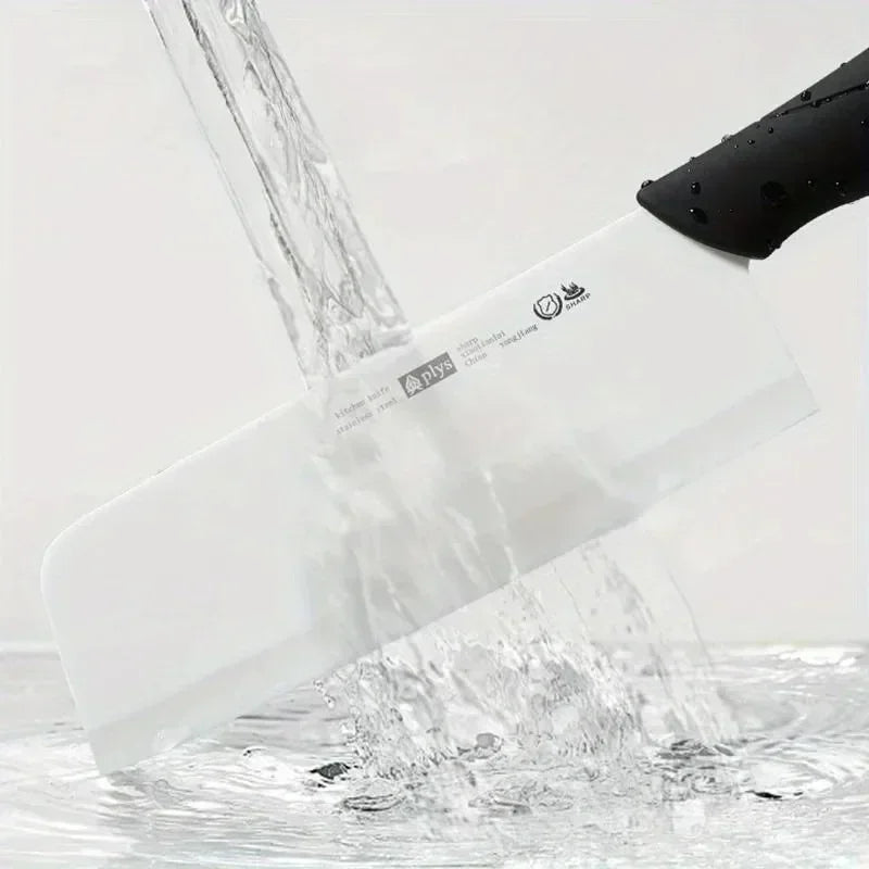 Set di coltelli in ceramica da 3 pezzi, coltelli da chef ultra affilati con fodere protettive, lama antiaderente per cucinare, affettare, utensili da cucina